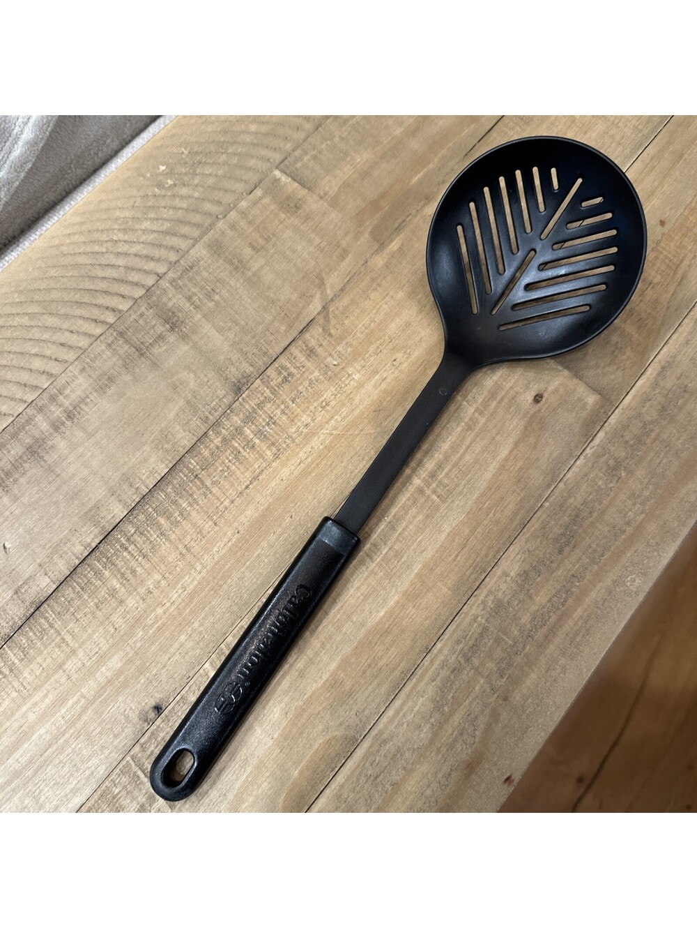 Calphalon Black Nylon Skimmer Strainer Slotted Spoon Heat Resistant 14.75" USA